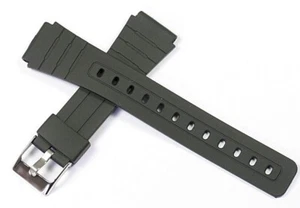 GUMMI UHRENARMBAND FLEXIBEL RISSFREI 18 MM ANZÜGE CASIO F91 F105 W59 HARZ - Bild 1 von 4