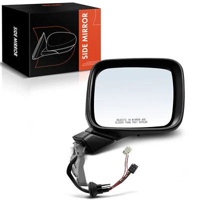 Espejo plegable manual negro pasajero derecho con ajuste eléctrico para Jeep Renegade 15-22 Foto 1 de 4