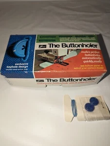 Vintage Greist button hole attachment, low shank Model #1 With Original Box - Picture 1 of 5
