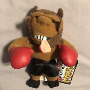 Infamous Meanies Idea Factory 1998 Mike Tyson “Mike Bison” Plush Figure With Tag