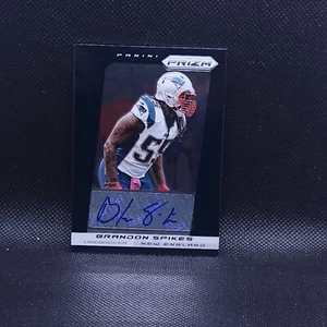 2013 Panini Prizm Brandon Spikes Autograph #111 Patriots - Bild 1 von 2