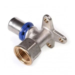 Accesorios de prensado de ángulo de techo Emmeti para tubo compuesto multicapa 16 - 32 mm DVGW TH - Imagen 1 de 2