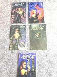 ALLEY CAT #1, #2, #3, #3 VARIANT, #4, ALL NM, IMAGE - Picture 1 of 1
