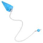 Craft Pendant Rhinestone Necklace for Women Turquoise Trim Household