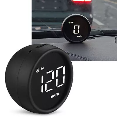 Digital GPS Speedometer Head Up Display HUD MPH/KM Overspeed Warning Alarm White - Image 1 of 4
