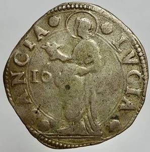MANTOVA - CARLO I GONZAGA 1627-1637 -AG/ LIRA 1633 ? - Picture 1 of 2