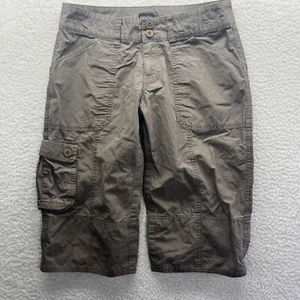 Patagonia Pants Womens 2 Brown Organic Cotton Knee Length Chore Hiking Training - Picture 1 of 20