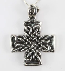 Colgante de plata esterlina Energy Cross - Imagen 1 de 2