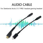 12cm Black Sound Audio Card Cable Repalcement For Steel Series Arctis 3 5 7 Pro