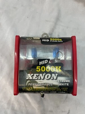 H4 Halogen Headlights, 2 Pcs 12V 110W  5000K Quartz Glass HeadLight Auto - Image 1 of 4