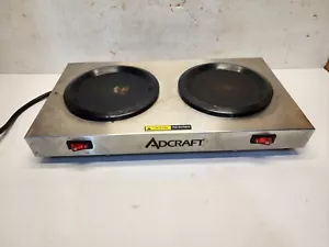 Adcraft Dual Burner Coffee Decanter Warmer Plate Model WP-2 120V Free Shipping - Picture 1 of 7