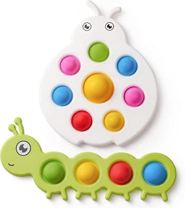 Popper Sensory Baby  for 10+ Months, Montessori Busy Toy for 1 2 3 (2 Pieces) - Picture 1 of 6
