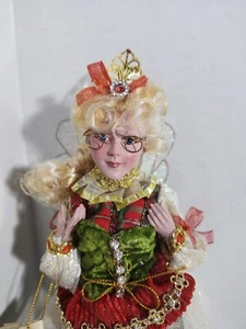 "Figura de hadas de Navidad Mark Roberts Bow Maker pequeña 10,5"" nueva en caja edición limitada" - Imagen 1 de 8