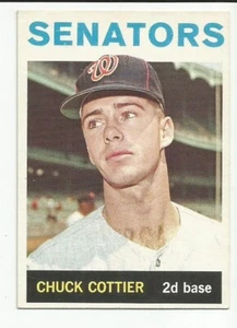 1964 Topps Chuck Cottier Washington Senators Card #397 - Near Mint NM - Picture 1 of 2