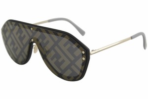 fendi logo shield sunglasses