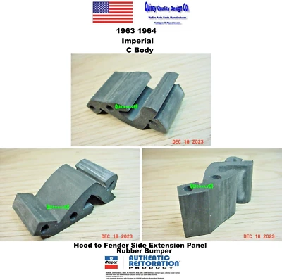 Dodge 880 1963 capó a guardabarros parachoques de goma 2276885 MoPar EE. UU. Foto 1 de 2