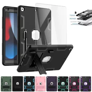 Für iPad 9. 8. 7. Generation 10.2 Hülle Stoßfest Robust Cover mit Ständer - Bild 1 von 52