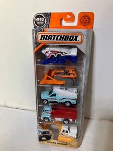 Matchbox Ocean Works 65th Anniversary 5 Pack Ford Truck, Dozer Central City - Foto 1 di 5