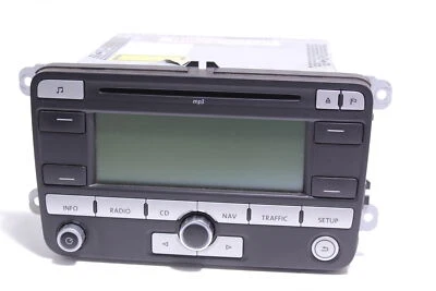 Radio mit Navigation (kein Code vorhanden) 1K0035191D VW Eos 1F Original 47082 - Bild 1 von 4