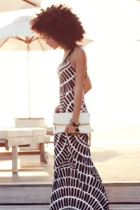 NWT Sz XS Trina Turk Algiers Maxi Dress Swim Cover Gorgeous! - Picture 1 of 4