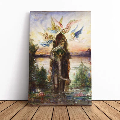 Gustave Moreau The Sacred Elephant Canvas Wall Art Print Framed Picture Decor - Image 1 of 4