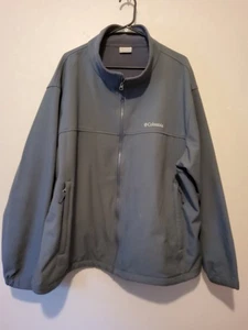 Chaqueta COLUMBIA Gris Bolsillo Cremallera Completa Para Hombre Talla 3XL - Imagen 1 de 9