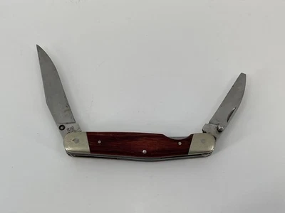 RARO Cuchillo Plegable Vintage Kershaw 4380 Doble Cruz 2 Hojas Como Está Hoja Rota Foto 1 de 4