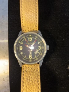 STUHRLING Original TvSKEGer ￼ Skymaster 46MM Aviator 129B2. 3842. Runs Great - Picture 1 of 8