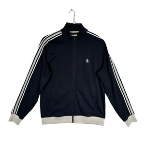 Original Penguin Full Zip Track Jacket Men's Navy Blue Size Large - Picture 1 of 11