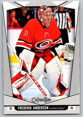 2024-25 O-Pee-Chee Frederik Andersen Carolina Hurricanes #244 - Image 1 of 2
