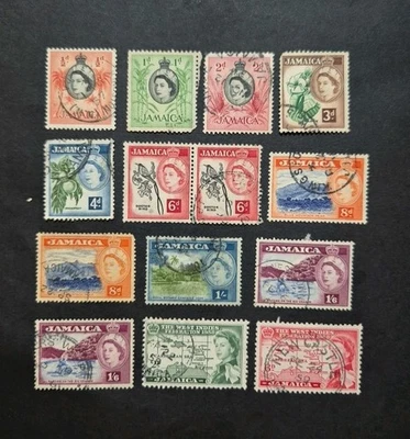 1956/1958 Queen Elizabeth II  Issue, Used - Image 1 of 2