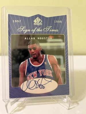 1997-98 SP Authentic - Sign of the Times Allan Houston #AH (AU) - Image 1 of 2