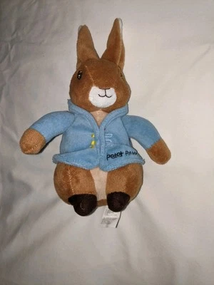 Peter Rabbit Plush Kids 9 Inches Kids Preferred Blue Jacket Tan Bunny - Image 1 of 4