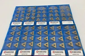 100pcs of Kyocera Carbide inserts:  TNMG160408R-ST PR660 - Picture 1 of 2
