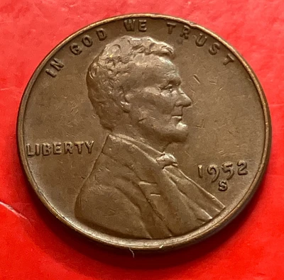 1952-S Lincoln Wheat Cent Penny GEM BU BN From an Original Bank Roll - Image 1 of 4