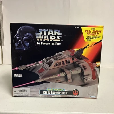 STAR WARS Rebel Snowspeeder  Power of the Force - Kenner electronic - Image 1 of 4