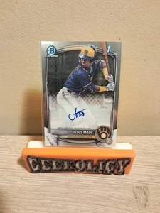 2025 Bowman Chrome Jesus Made 1st Auto Brewers - Bild 1 von 2