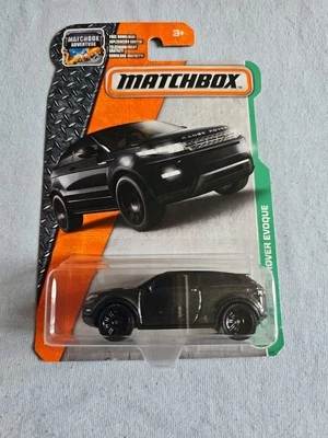 2017 Matchbox RANGE ROVER EVOQUE Black 100/125 LITTLE BEND Explorers - Image 1 of 4
