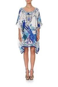 Camilla Franks Short Round Neck Kaftan O/S One Size SRNK White Side Of The Moon - Picture 1 of 20
