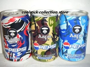 2013 China & Hongkong pepsi cola Aape 3 cans set 330ml empty - Picture 1 of 1