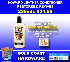 LEATHER CONDITIONER 236ML By Howard Products - Restores & Revives - Picture 1 of 1