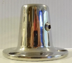 1 INCH MARINE STAINLESS STEEL HAND RAIL BASE FITTING - Picture 1 of 2