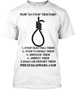 Camiseta Traitors Get Hanged Hecha en EE. UU. Talla S a 5XL - Imagen 1 de 1