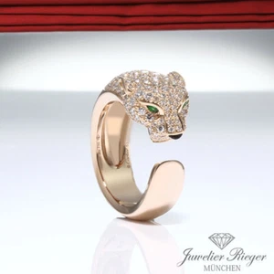 Cartier Ring Panthere Mittleres Modell Rosegold 750 Diamanten Größe 53 N4742252 - Bild 1 von 5