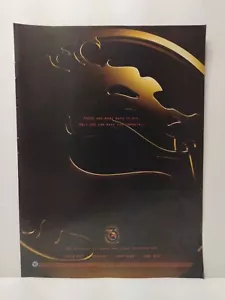 Poster rivista pubblicitaria stampa Mortal Kombat 3 vintage 1995 - Foto 1 di 1