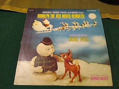 Rudolph The Red Nosed Reindeer MCA LP Vinyl NM- Burl Ives Christmas 1965 Holiday - Image 1 of 4