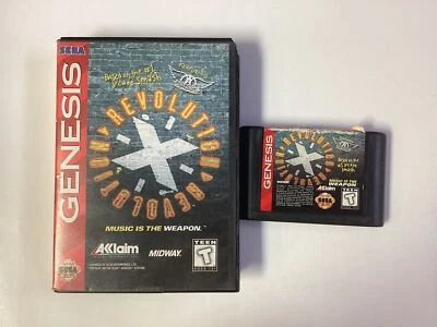 Revolution X- Sega Genesis TESTED Game with Case no Manual - Image 1 of 4