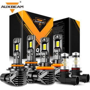 6x AUXBEAM Combo LED Headlight Fog Bulbs 25000LM For Lexus IS250 IS350 2006-2010 - Picture 1 of 12