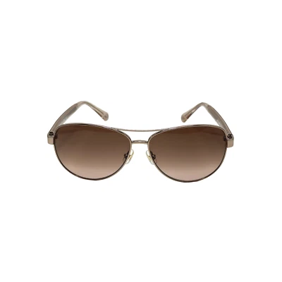 Kate Spade 设计师飞行员太阳镜玫瑰金/渐变琥珀镜片 Fara — 第 1/4 张图片