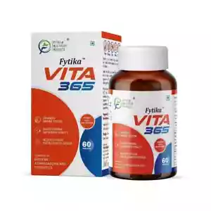 FYTIKA Vita 365 Multivitaminico Unisex Migliora Energia, Immunità, Capelli e Pelle - Foto 1 di 11